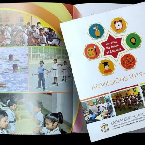 Design and produce admission collateral for a leading educational institution in Ghaziabad.